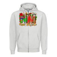 Dove Grey new mexico Zipper Hoodie - Zillion Design Studio