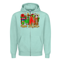 Seafoam new mexico Zipper Hoodie - Zillion Design Studio