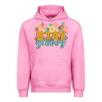 Fuchsia Pink stay groovy Urban Hoodie - MaliasSmallBusiness