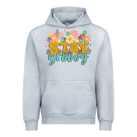 Heather Grey stay groovy Urban Hoodie - MaliasSmallBusiness
