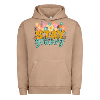 Pigment Burro stay groovy Urban Hoodie - MaliasSmallBusiness