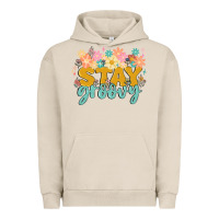 Pigment French Oak stay groovy Urban Hoodie - MaliasSmallBusiness