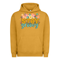 Pigment Peanut Butter stay groovy Urban Hoodie - MaliasSmallBusiness