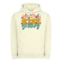 Pigment Pistachio stay groovy Urban Hoodie - MaliasSmallBusiness