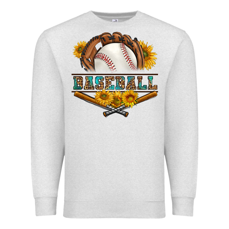Western Baseball With Sunflower Premium Sweatshirt by BundleAndBundleShop | Teevron