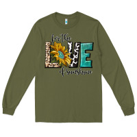 Army Green for the love of sunshine Long Sleeve Tee - texasbilliewilder