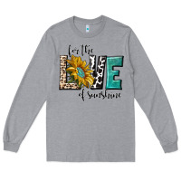 Heather Grey for the love of sunshine Long Sleeve Tee - texasbilliewilder