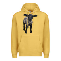 Antique Gold suffolk baby sheep Premium Hoodie - LillyAllenDesigns