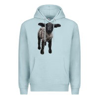 Blue Mist suffolk baby sheep Premium Hoodie - LillyAllenDesigns
