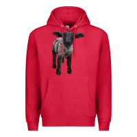 Cardinal suffolk baby sheep Premium Hoodie - LillyAllenDesigns