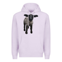 Lilac suffolk baby sheep Premium Hoodie - LillyAllenDesigns