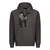 Smoke suffolk baby sheep Premium Hoodie - LillyAllenDesigns