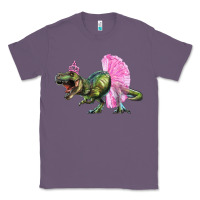 Lavender balerina t rex dinosaur with tutu Classic Tee - RanaPortraitStore