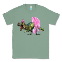Sage balerina t rex dinosaur with tutu Classic Tee - RanaPortraitStore