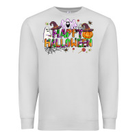 Dove Grey happy halloween Premium Sweatshirt - AdoDesignShop