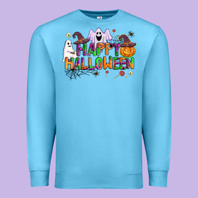 Happy Halloween Premium Sweatshirt Designed By Adodesignshop