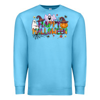 Ocean Blue happy halloween Premium Sweatshirt - AdoDesignShop