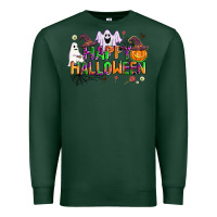 Sports Green happy halloween Premium Sweatshirt - AdoDesignShop