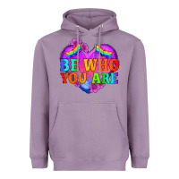 Lavender be who you are Heavyweight Hoodie - HRA Design Shop