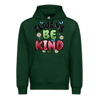 Forest Green always be kind Urban Hoodie - MaliasSmallBusiness