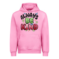 Fuchsia Pink always be kind Urban Hoodie - MaliasSmallBusiness