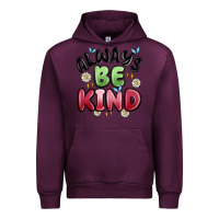 Mauve Wine always be kind Urban Hoodie - MaliasSmallBusiness