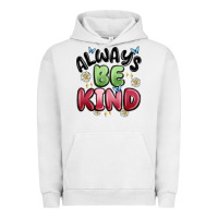 Pigment Lunar Rock always be kind Urban Hoodie - MaliasSmallBusiness