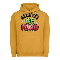 Pigment Peanut Butter always be kind Urban Hoodie - MaliasSmallBusiness