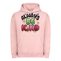 Pigment Salmon always be kind Urban Hoodie - MaliasSmallBusiness