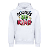White always be kind Urban Hoodie - MaliasSmallBusiness
