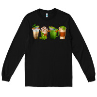 Black frog coffee cups Long Sleeve Tee - texasbilliewilder