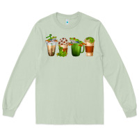 Matcha frog coffee cups Long Sleeve Tee - texasbilliewilder