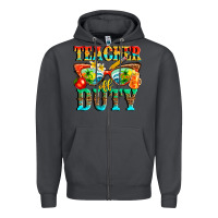 Smoke teacher off duty Zipper Hoodie - texasbilliewilder