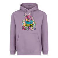 Lavender Happy Easter toddler car Heavyweight Hoodie - OliviaCreatesArt