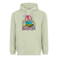 Matcha Happy Easter toddler car Heavyweight Hoodie - OliviaCreatesArt