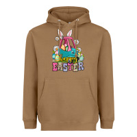 Toasted Coconut Happy Easter toddler car Heavyweight Hoodie - OliviaCreatesArt