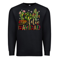 Black cactus feliz navidad Premium Sweatshirt - JahusDesignShop