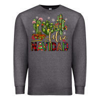 Charcoal Heather cactus feliz navidad Premium Sweatshirt - JahusDesignShop