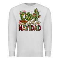 Dove Grey cactus feliz navidad Premium Sweatshirt - JahusDesignShop