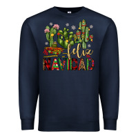 Navy cactus feliz navidad Premium Sweatshirt - JahusDesignShop