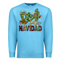 Ocean Blue cactus feliz navidad Premium Sweatshirt - JahusDesignShop