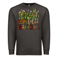 Smoke cactus feliz navidad Premium Sweatshirt - JahusDesignShop