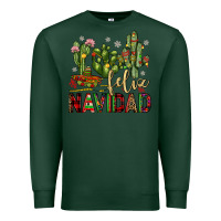 Sports Green cactus feliz navidad Premium Sweatshirt - JahusDesignShop