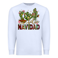 White cactus feliz navidad Premium Sweatshirt - JahusDesignShop