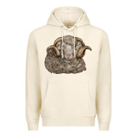Tofu merino wool sheep head Premium Hoodie - LillyAllenDesigns