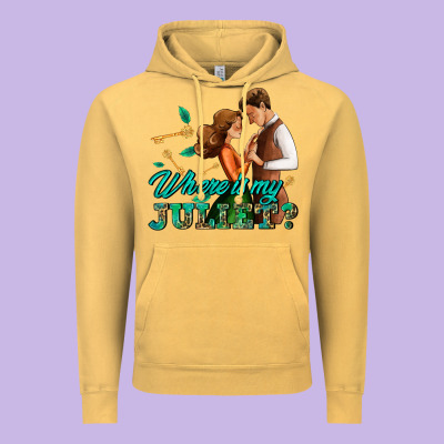 Where Is My Juliet Vintage Hoodie Designed By Adodesignshop