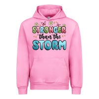 Fuchsia Pink stronger than the storm Urban Hoodie - MaliasSmallBusiness