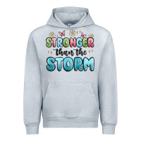 Heather Grey stronger than the storm Urban Hoodie - MaliasSmallBusiness