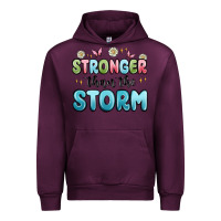 Mauve Wine stronger than the storm Urban Hoodie - MaliasSmallBusiness