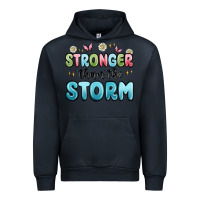 Navy stronger than the storm Urban Hoodie - MaliasSmallBusiness